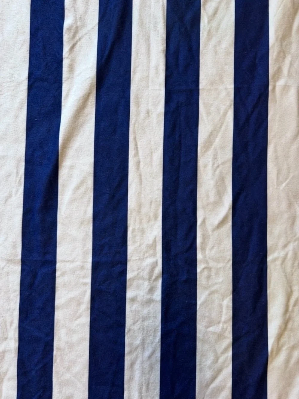 Blue and White Striped Tote Bag • Beach Towel